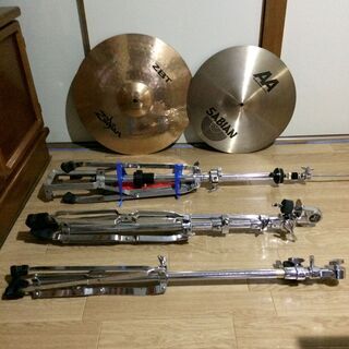 シンバルスタンドx2、HHスタンド&シンバルx2まとめて 【公式通販】
