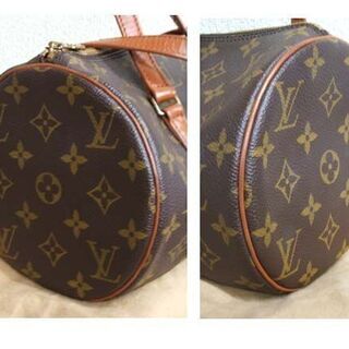 ルイヴィトン モノグラム 旧パピヨン30 M51365 ハンドバッグ 筒型