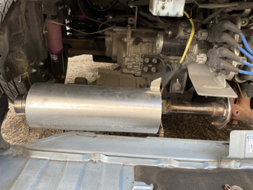 サンバーマフラー スバルサンバー ワンオフマフラー TT2 ポン付け