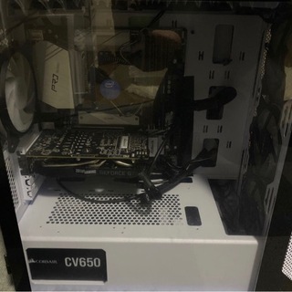 ゲーミングPC 1660super core i5 10400F ssd1TB ファン 白