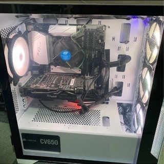 ゲーミングPC 1660super core i5 10400F ssd1TB ファン 白