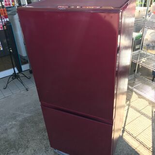 アクア　 2ドア 冷蔵庫 レッド 　2016年製　【 157L ...