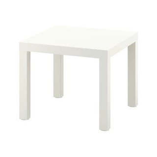 【ネット決済】IKEA テーブル　１人用　ホワイト　ローテーブル