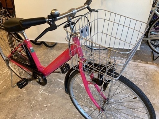 取引中【26インチ】自転車　ピンク