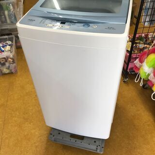 【中古】新品同様2018年製 AQUA AQW-BK50F-W BC0831 5kg 全自動洗濯機 縦型 すすぎ１回コース 自動おそうじ