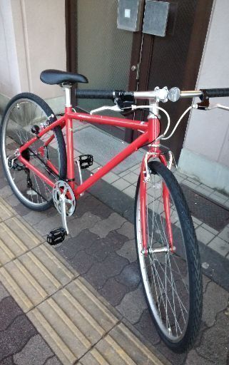 WEEKEND BIKES 700cクロスバイク アルミ/7speed/レッド あさひ製