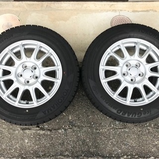 ヨコハマタイヤ　スタッドレス　アルミホイール付　４本セット　195/65R/15　昨シーズン３ヶ月程度の使用　美品