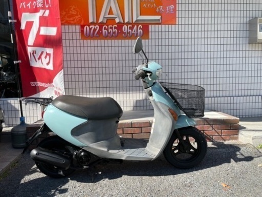 ★5万円　レッツ4 前後タイヤ新品！軽整備済み、自賠責1年付き！セル1 実働車★スズキ　原付　スクーター