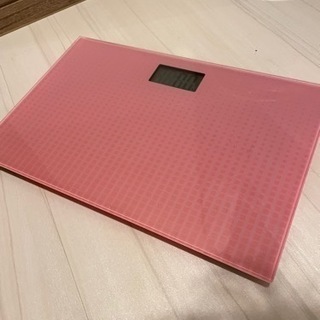 デジタル体重計 ピンク