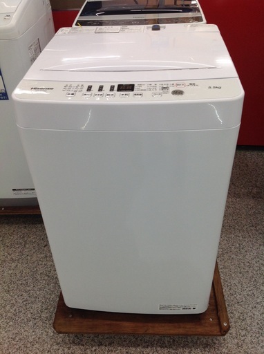 【最短即日配送可能！】5.5kg 全自動洗濯機　Hisense【9651500】