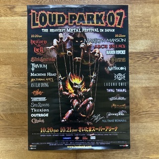 [未使用品] LOUD PARK 07 ポスター