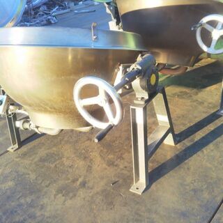 ガス回転釜 服部工業 GHSL4-32 2017年 都市ガス13A 50KW 140L 釜なし