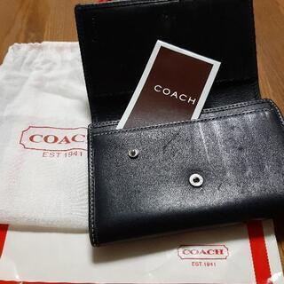 COACH 折り畳み財布👛 本革紺色
