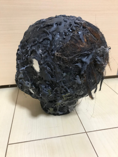 チャッキー 等身大ヘッド レプリカ 人形 黒焦げ 焼け バーンド
