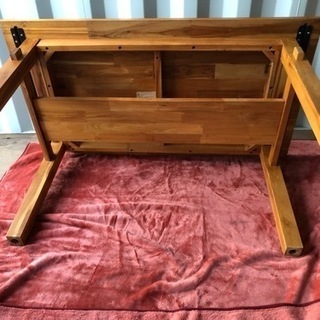 unicoウニコ 希少廃盤品 テーブル チーク材 木製 机 ダイニングテーブル