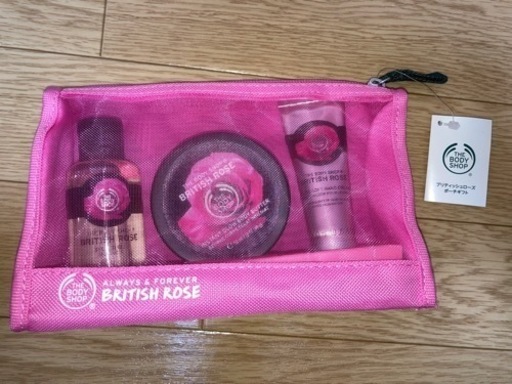 The Body Shop ザ ボディショップ ブリティッシュローズ ポーチギフト 3点セット えなまま 国分のコスメ ヘルスケアの中古あげます 譲ります ジモティーで不用品の処分