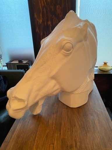 引き取り限定　石膏像ドットコム　堀石膏製作　セレネの馬　石膏像　美術