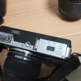 OLYMPUS E−PM2 E-PM2 ブラック 望遠+標準レンズキット ニコンレンズ