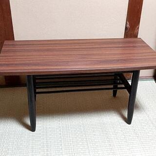 木目調 机  テーブル   