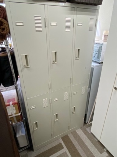 ＃◎NAIKI/ナイキ　6人用ロッカー LK6N-NG　中古品 ※
