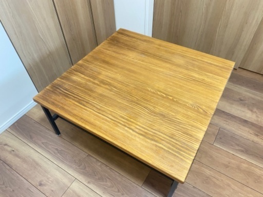 【美品】北欧風　正方形ローテーブル