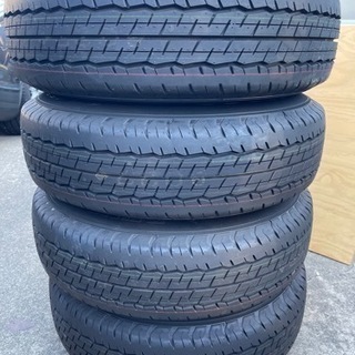 【ネット決済】ダンロップ　195/80/R15 ホイールセット新...