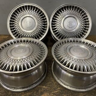 キャデラック リムジン 純正ホイール 15インチ 4本 15×7.0J×8.0J 5HPCD127約+10　(VHM386) クレジットカード QRコード決済可能