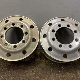 トラックホイール 22.5X8.25 K165D 22.5インチ 2本 8H PCD285 アルミホイール 即決有　(VHL210)クレジットカード QRコード決済可能