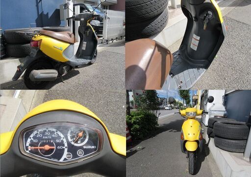 埼玉川口発！スズキ レッツ4 後期型イエロー ノーマル車両