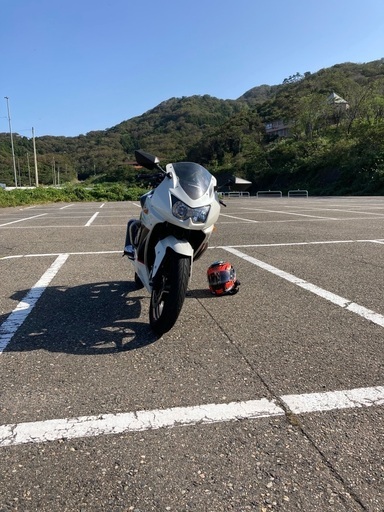 Kawasaki Ninja250R 11年式　SSBバンパー、ヘルメットロック付き
