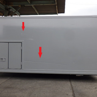 アルミバン ボデー 2t 小型 箱 コンテナ 物置 DIY 倉庫 トラック 