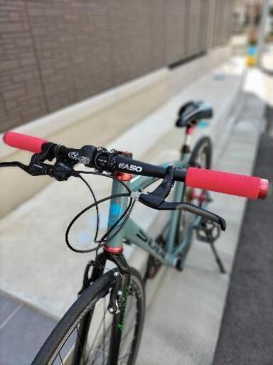 自作オリジナルクロスバイク重量13 kg 軽量3ヶ月使用 【公式通販】