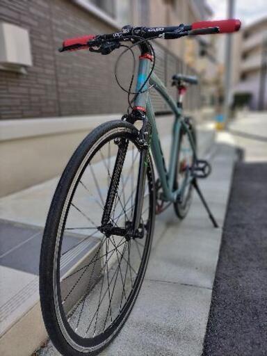 自作オリジナルクロスバイク重量13 kg 軽量3ヶ月使用 【公式通販】