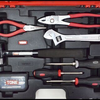 中古 トネ TONE 3/8 63点 コンビネーションツールセット K600 差込角 9.5mm ラチェットセット他