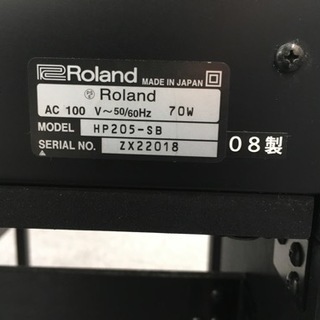クリスマスセール開催中！12月17日～26日まで　i408 Roland HP205-SB 2008年製 電子ピアノ ローランド