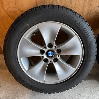 【値下げ／使用頻度極少】BMW純正5STARホイール×ブリザックVRX2（17年製）バリ山　