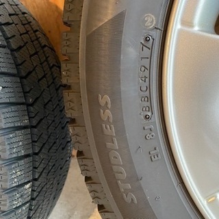 【値下げ／使用頻度極少】BMW純正5STARホイール×ブリザックVRX2（17年製）バリ山　