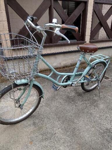 値下げしました。20インチ自転車六段変速付き　値下げしました。