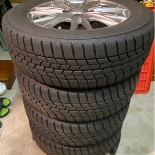 インサイト に使用　185/65/R15 スタッドレスタイヤ グッドイヤー ICE NAVI 6 18年製