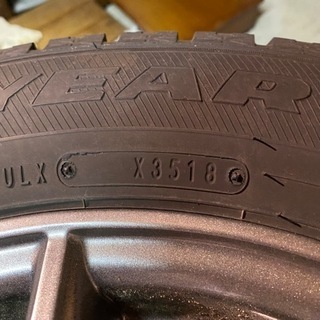 インサイト に使用　185/65/R15 スタッドレスタイヤ グッドイヤー ICE NAVI 6 18年製