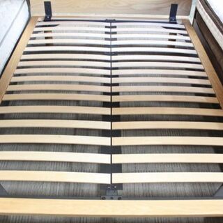 無印良品 ダブルベッドフレーム ヘッドボードセット MUJI ベッド 中古