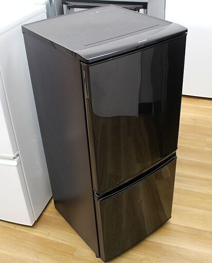 北大前! 札幌 引取  【在庫多数】売り切り商品!! SHARP/シャープ 2ドア冷蔵庫 SJ-D14A-B 2014年製 容量/137L 中古