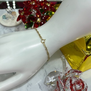 【中古品】k18 スクリューブレスレット　2.1g 18.5cm［19］