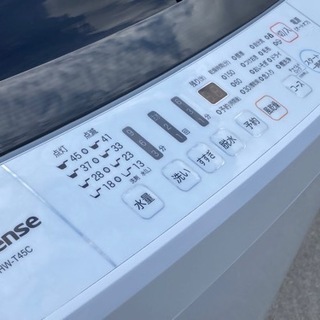 ハイセンス◇2019年製◇4.5kg◇風乾燥◇洗濯機◇HW-T45C ◇JWR-0019