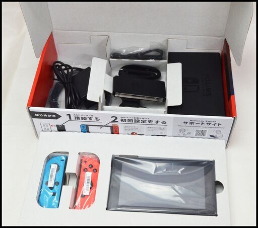 美品 ニンテンドースイッチ ネオン Nintendo Switch 中古本体 バッテリー強化版 2019年発売モデル