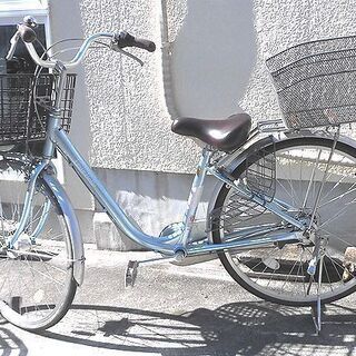 【ネット決済】美品　自転車　ブルー色