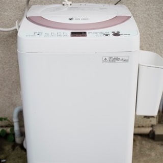 シャープ 6.0kg 全自動洗濯機　ES-GE60N 