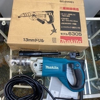 未使用品　マキタ　電気13mmドリル モデル：6305 電源：100V
