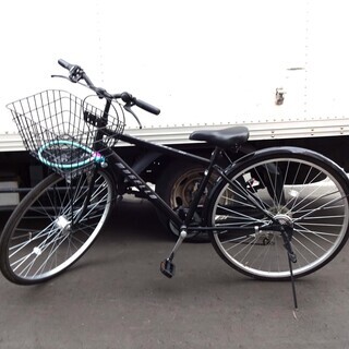 27インチ 自転車 6段 切替付き MUGELLO シティサイクル ブラック 札幌市 白石区 東札幌 27インチ 自転車 6段 切替付き MUGELLO シティサイクル ブラック 札幌