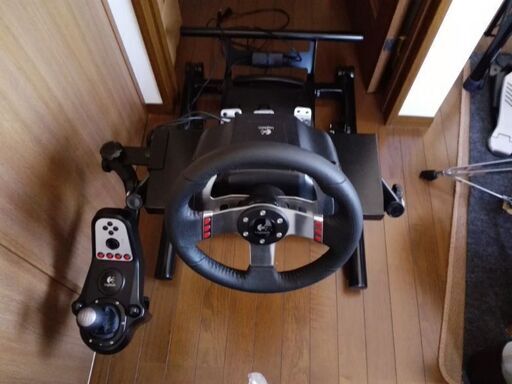 ハンドルコントローラーG27 取り付け台GTD-SS ソフトGRID AUTOSPORT セット　超美品